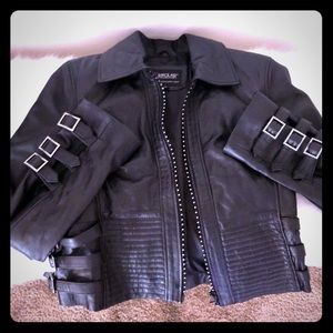 REAL NEW leather jacket